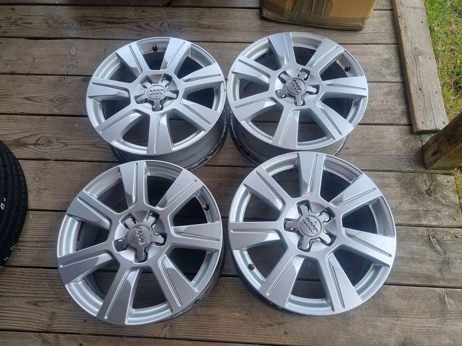 AUDI A4 B7 4F0,VW PASSAT,SEAT LEON,SKODA 7x17 ET42 5X112 db stan