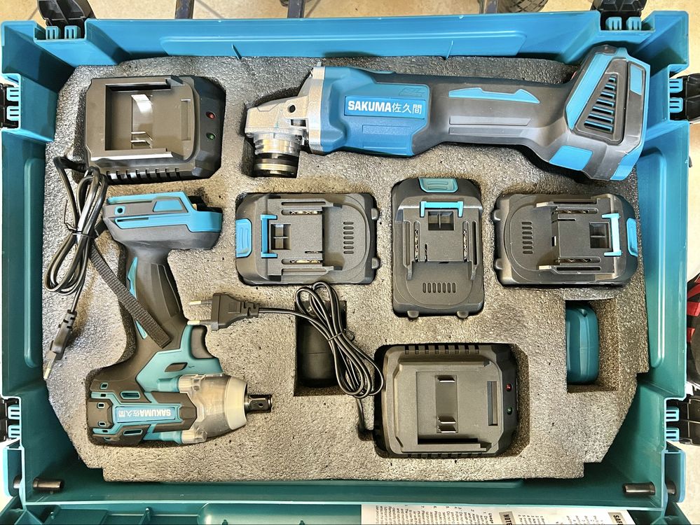 Набор аккумуляторного инструмента SAKUMA BLUE CX6T