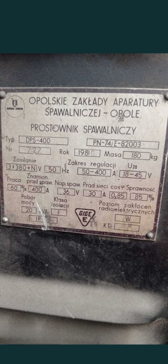 Spawarka / Migomat / Półautomat Spawalniczy OZAS Magomig 400A /
