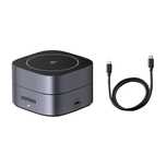 Ładowarka indukcyjna Qi 2w1 Ugreen W256 do iPhone, AirPods, 20W