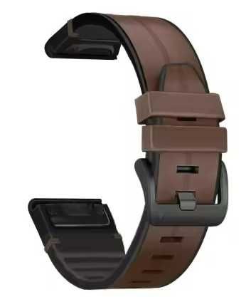 Pasek Opaska EKOSKÓRA QUICKFIT DO GARMIN FENIX 5 6 7 8 47mm 22mm
