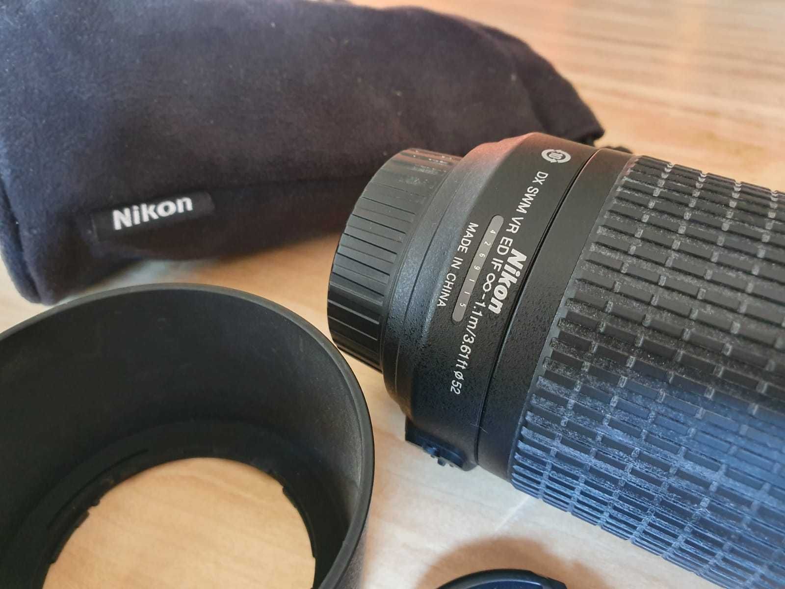 Nikon D5100 + Nikkor 55-200mm