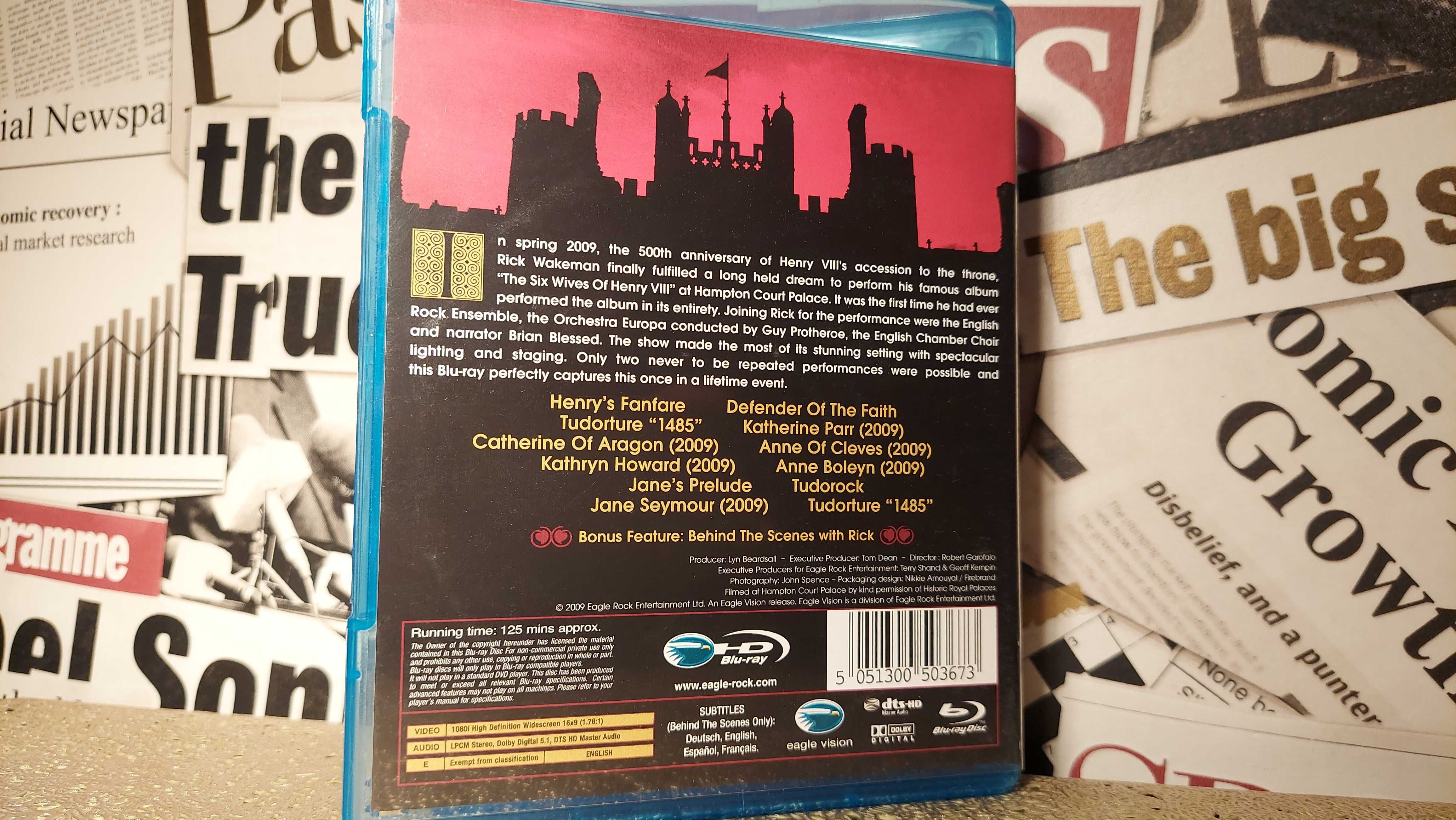 Rick Wakeman - The Six Wives Of Henry VIII Live Koncert na Blu-ray