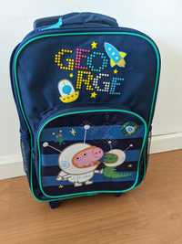 Mochila de rodas do George da Peppa