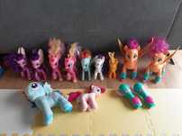 Zestaw koników my little pony Pipp Sunny Rainbow Rarity Applejack