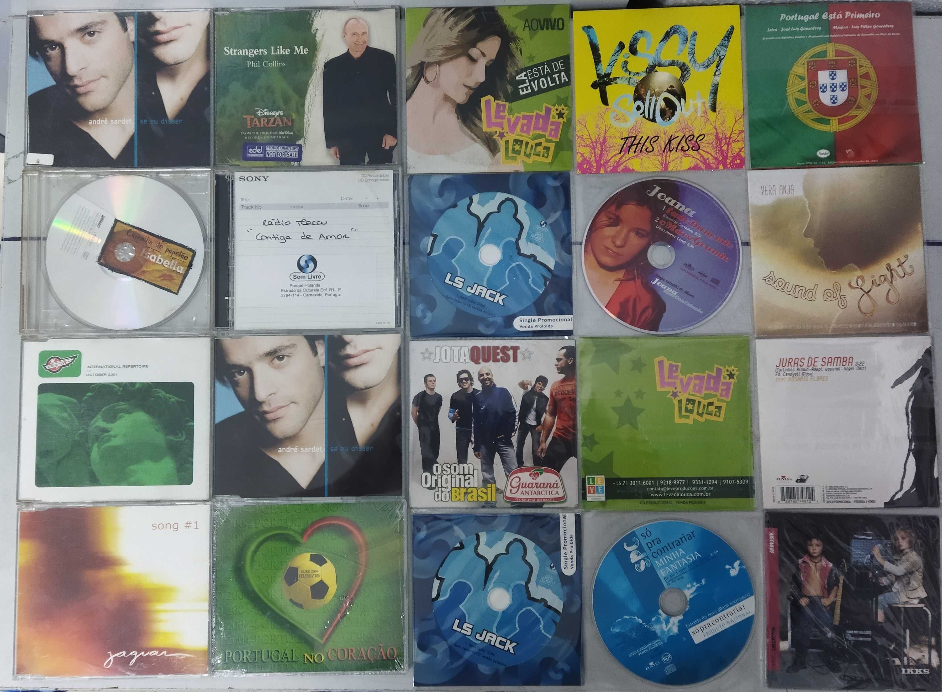 Lote. 150 CD Singles/ Promos. Como Novos