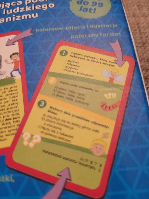 NOWE Ciało człowieka Super quiz 6+