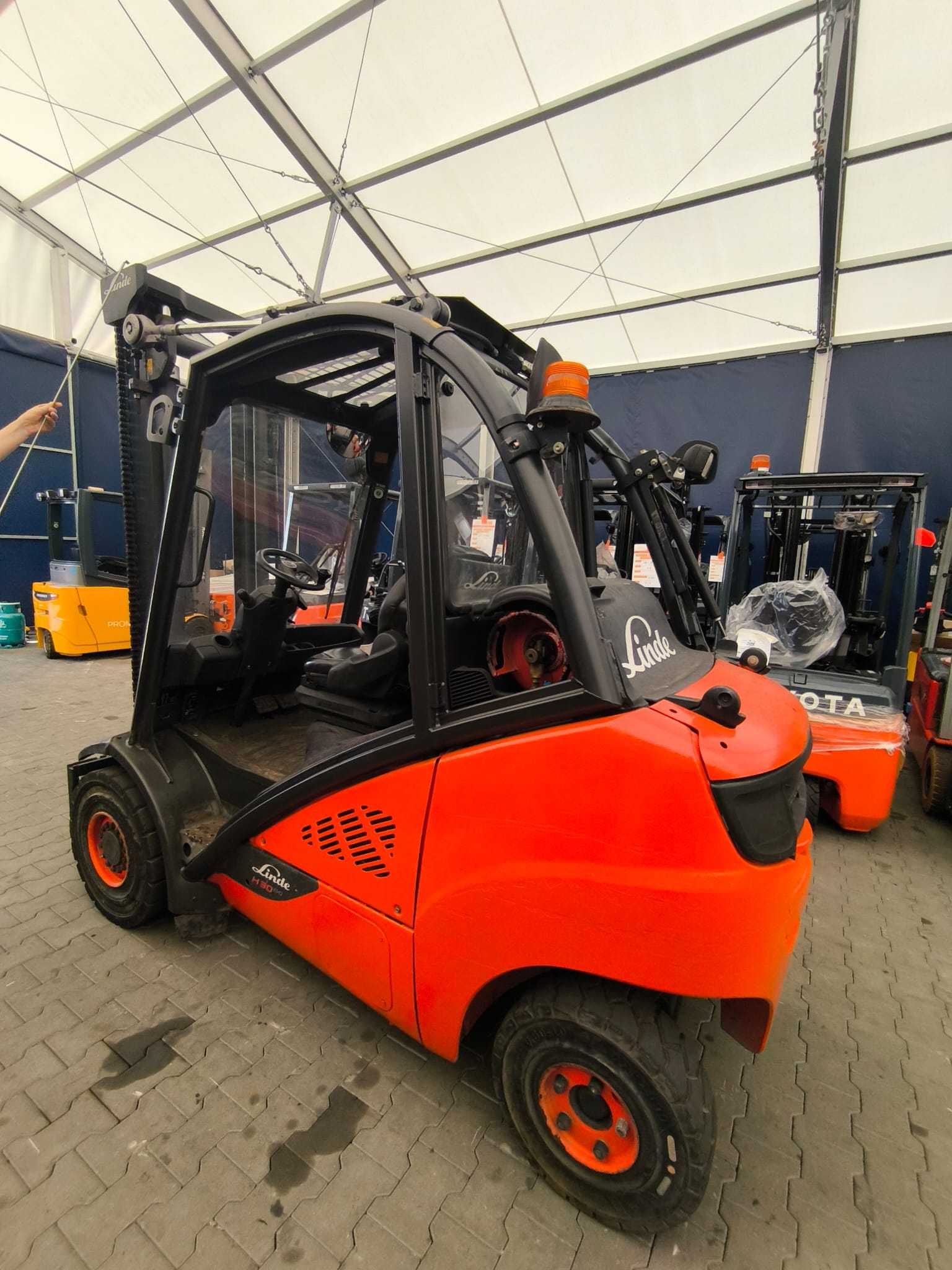 Wózek widłowy LINDE H30T-02 3000kg 4 sekcje UDT 3750mm 6806 MTG 2016r