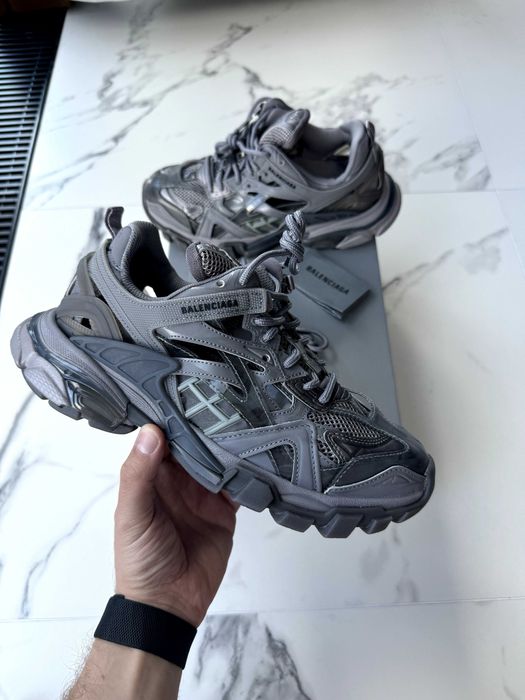 Мужские кроссовки Balenciaga Track 2 Trainer Grey. Размеры 40-45