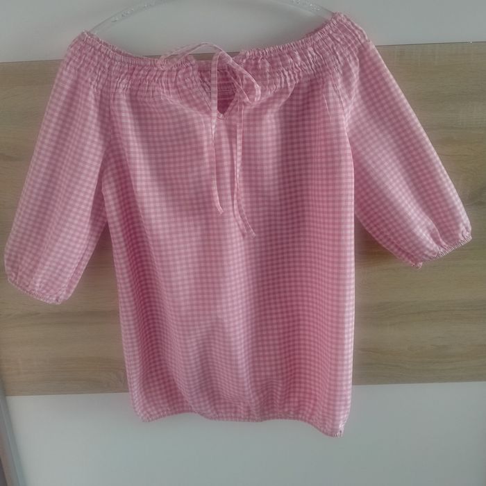 Koszulowa bluzeczka w kratkę