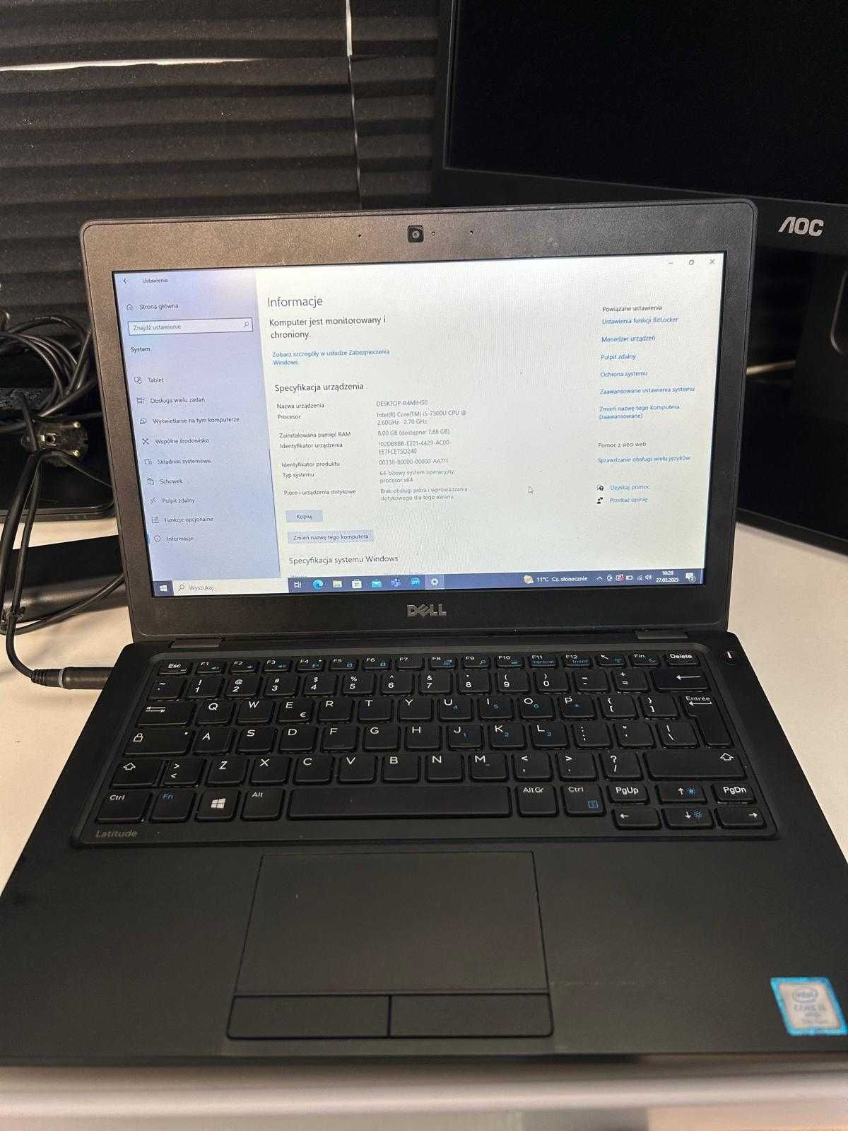 Laptop DELL Latitude 5280 + ładowarka