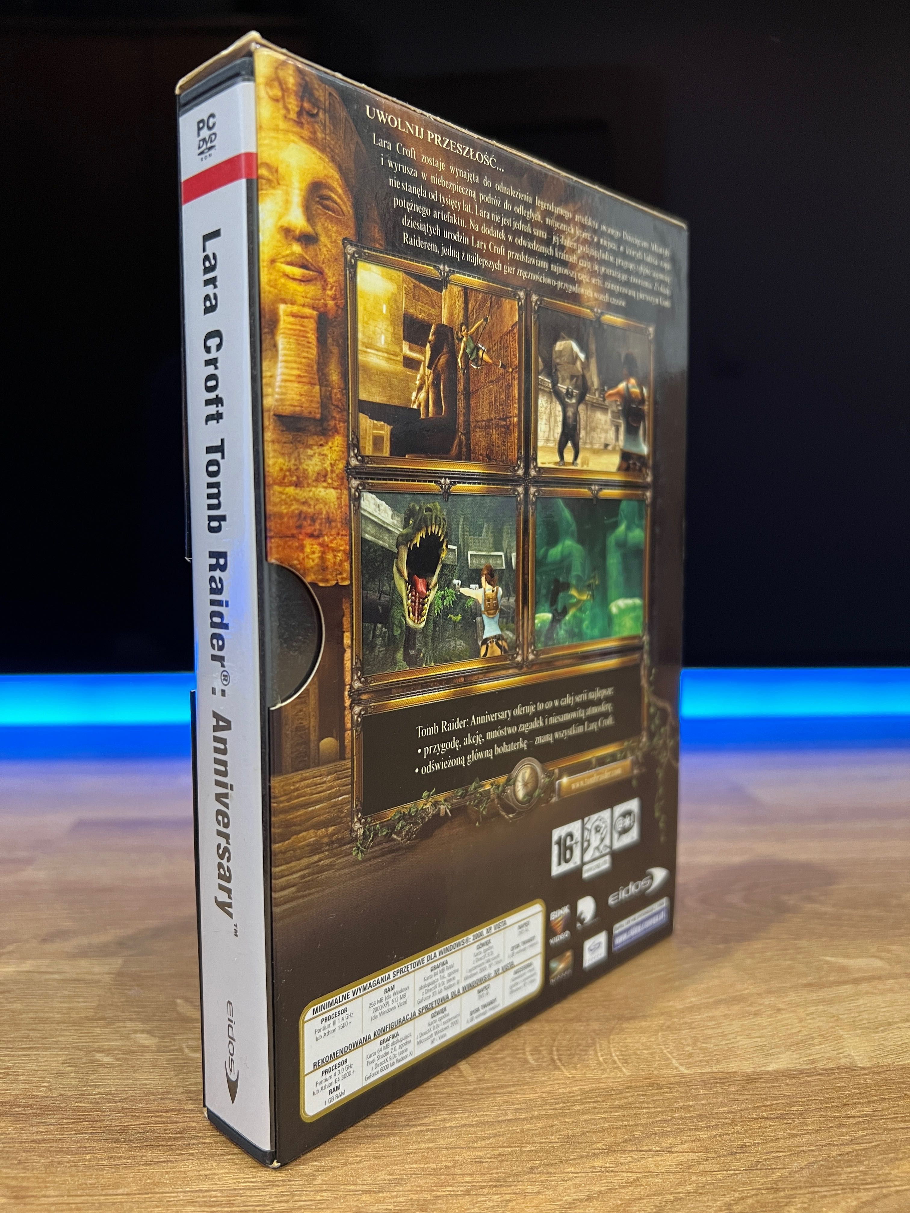 Tomb Raider Anniversary (PC PL 2007) BOX kompletne premierowe wydanie