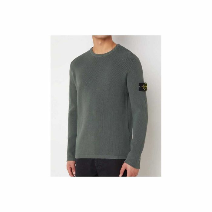 Светр STONE ISLAND 514D8 Ribbed Sweater Musk Green SI0235-MUGN