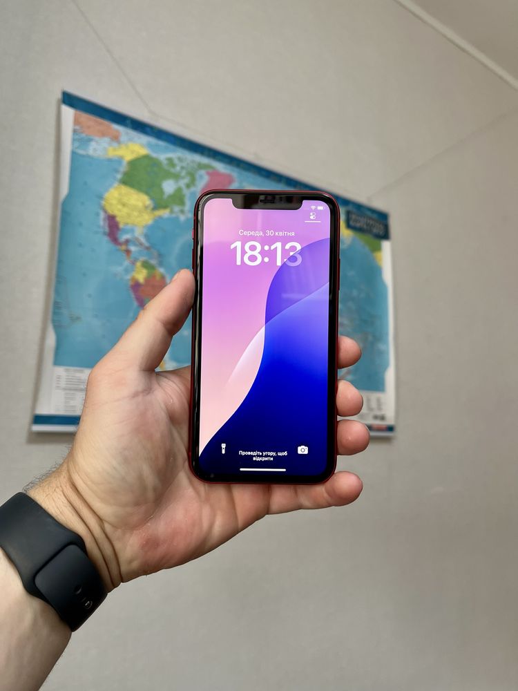 Iphone 11 64 GB Neverlock 97% акум ідеал айфон 11 Product Red