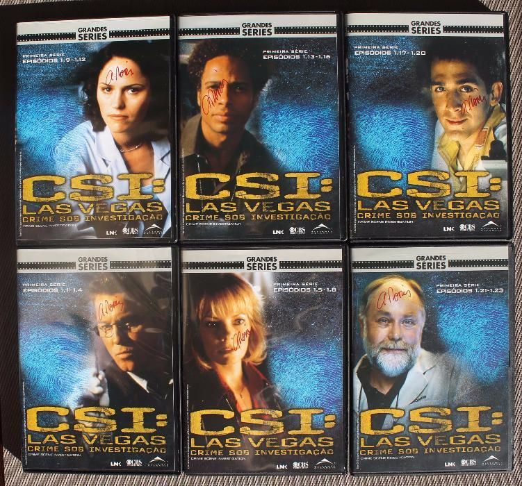 Colecção DVD's CSI Las Vegas Crime Sob Investigação 1.ª série