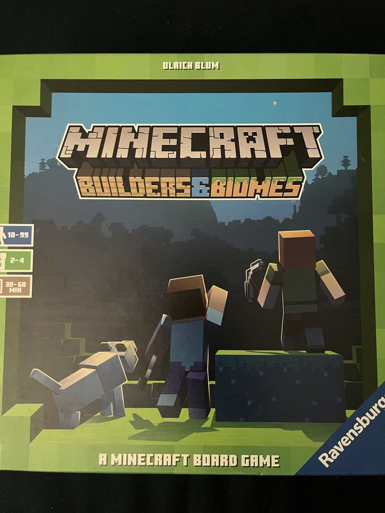 2 gry Minecraft builders biomes gra planszowa + rozszerzenie farmy