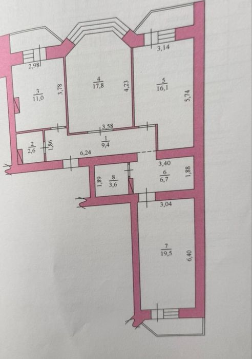Продам велику 3-х кімнатну квартиру,вулиця С.Петлюри 21 Б