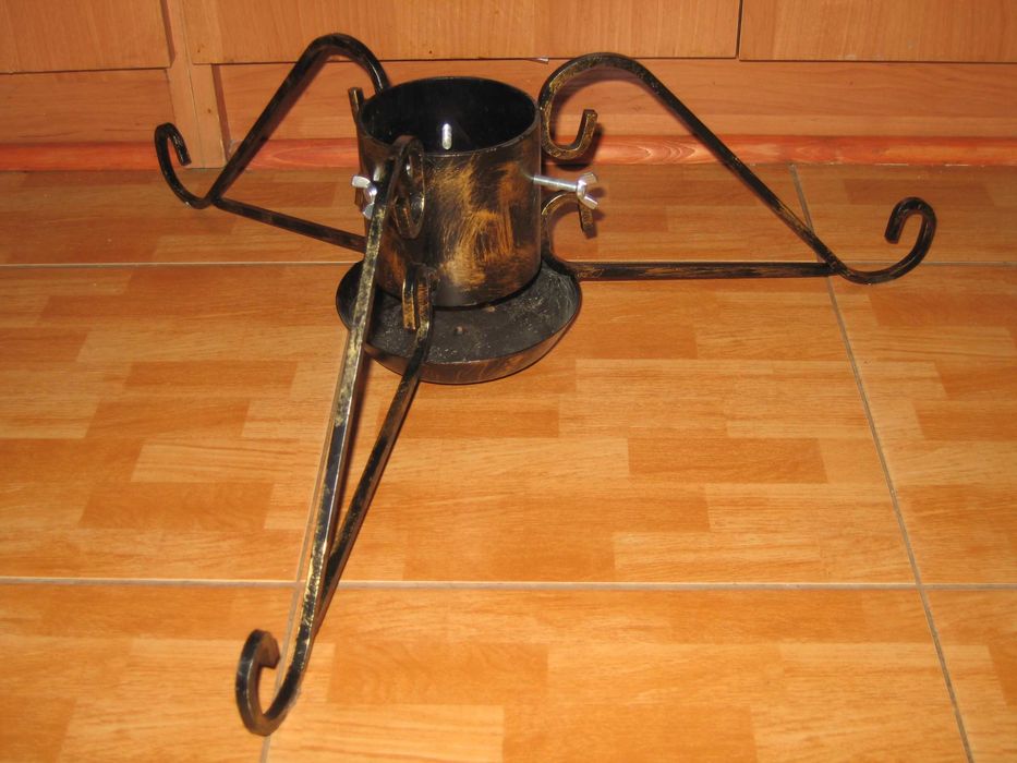 Stojak pod choinkę - METALOWY, SOLIDNY