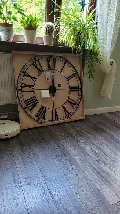 Duży zegar metalowy 88cm