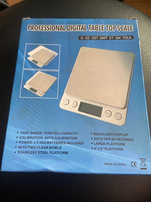 Ваги ювелірні ел. Professional Digital Table Top Scale 500гр0.01гр