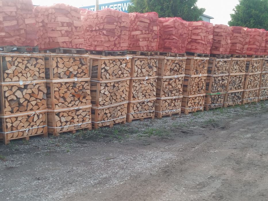 Drewno Drzewo Kominkowe Suche ponad 2 lata Sezonowane Dąb -Buk -Brzoza