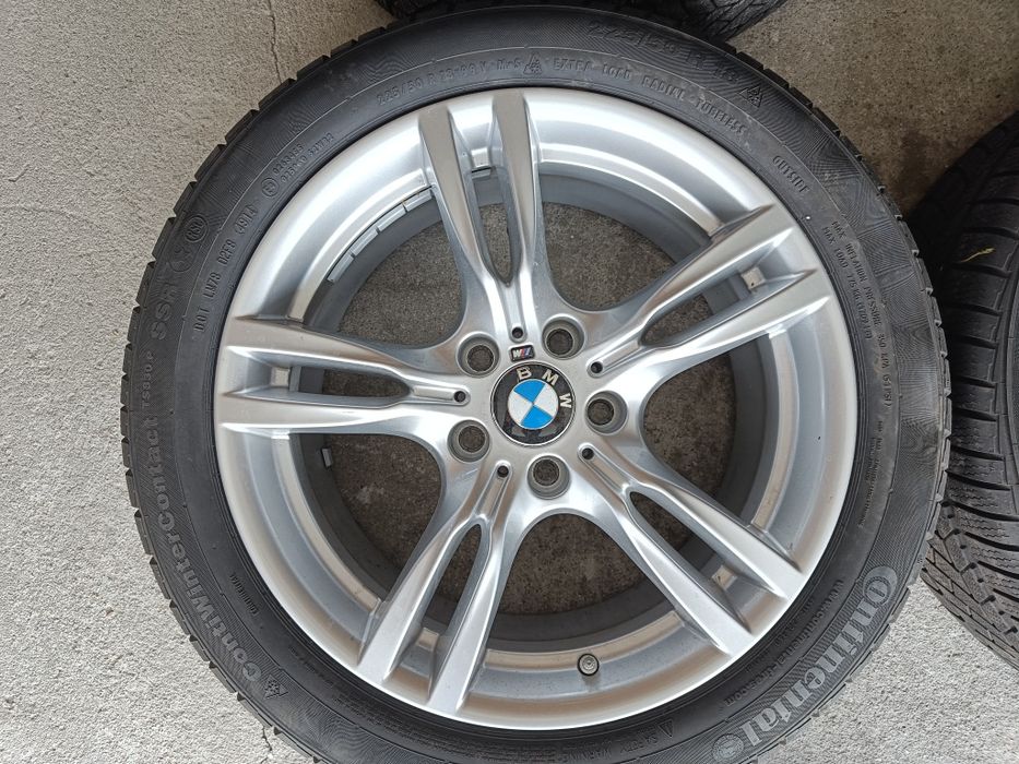 Felgi18 5*120 oryg BMW M-pakiet f30 GT E90 czujniki opona zima 7,5mm