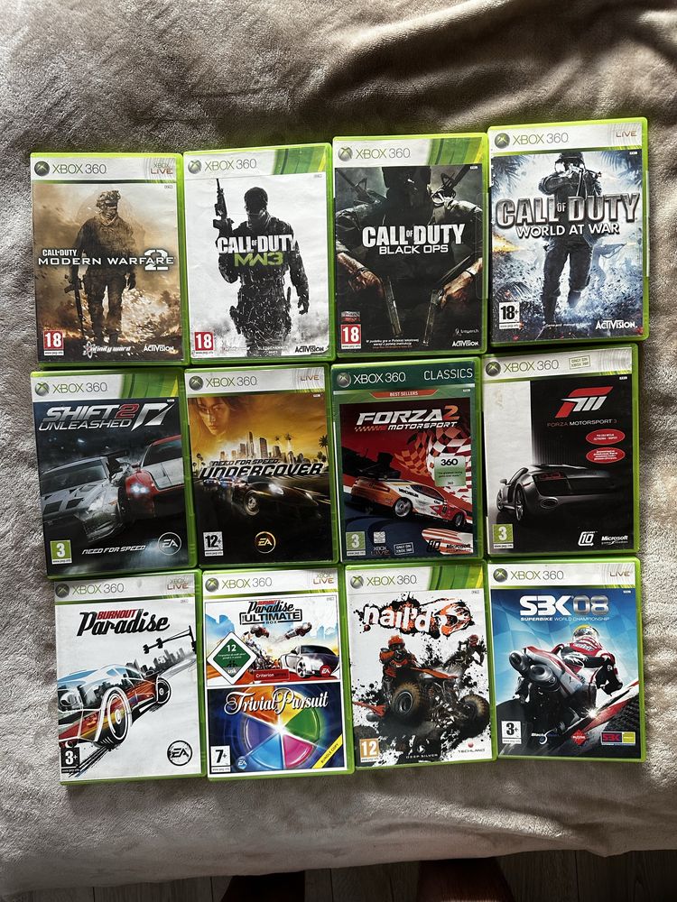Zestaw 50 gier na konsolę Xbox 360