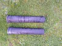 Rura kanalizacyjna wodociągowa śr 10-11cm 100 110 dł 55cm - 2 sztuki
