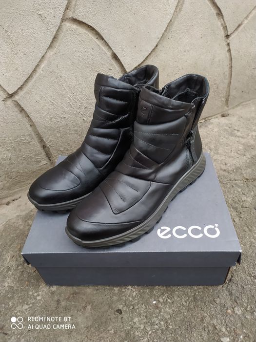 Ecco 41 ботинки жіночі єврозима чоботи шкіряні черевики сапоги ессо