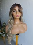 Długa peruka blond 3D loki fale Jennifer 70 cm