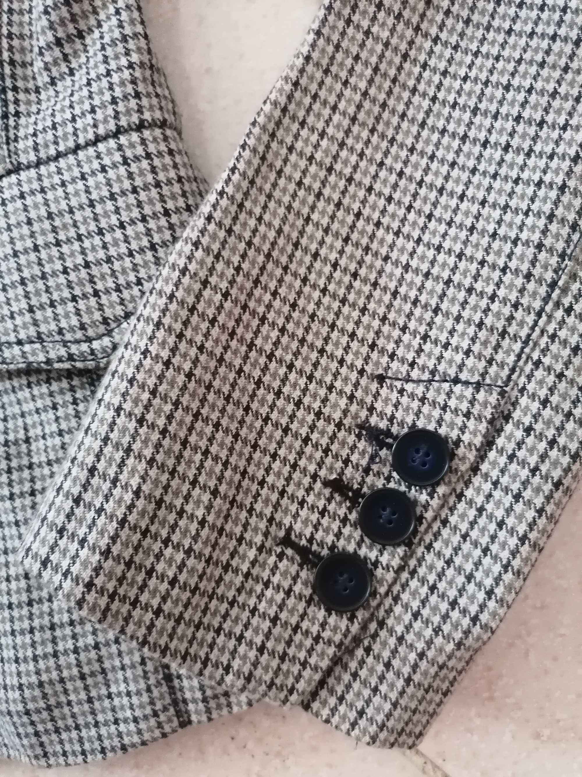 Blazer axadrezado da Zara, tamanho Xs