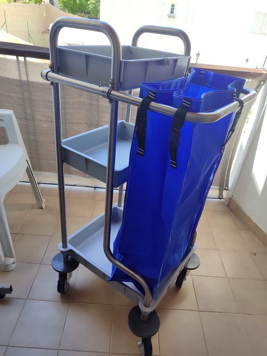 Carro de limpeza inox