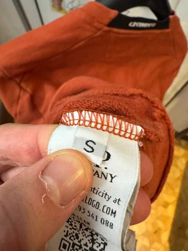 Bluza crewneck C.P Company Orange Sweatshirt S