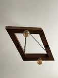 Lampa, żyrandol, loft, industrialna, rustykalna, drewno, stan idelany