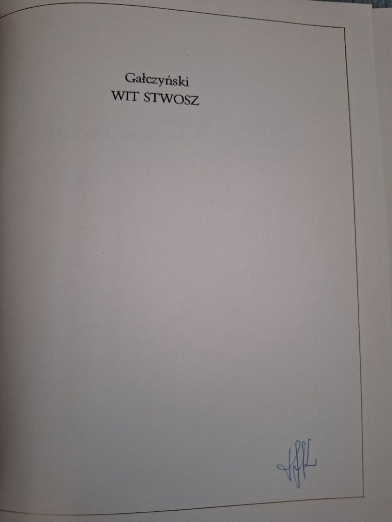 Konstanty Ildefons Gałczyński- Wit Stwosz książka wydanie I