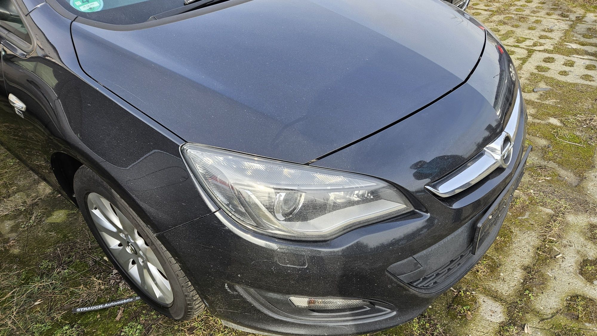 Kompletny przód z22c opel astra j IV 4 lift zderzak blotnik maska pas