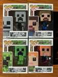 Portes gratis! Conjunto 4 Minecraft - Creeper Skeleton Alex Steve