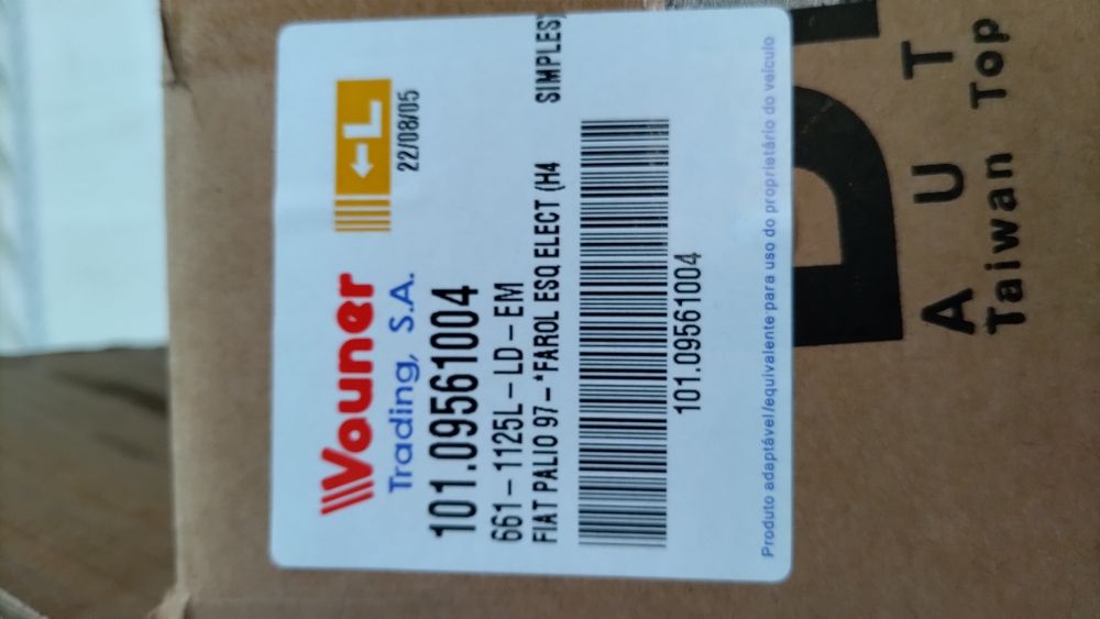 Farol esquerdo Fiat Pálio 1996 /2000