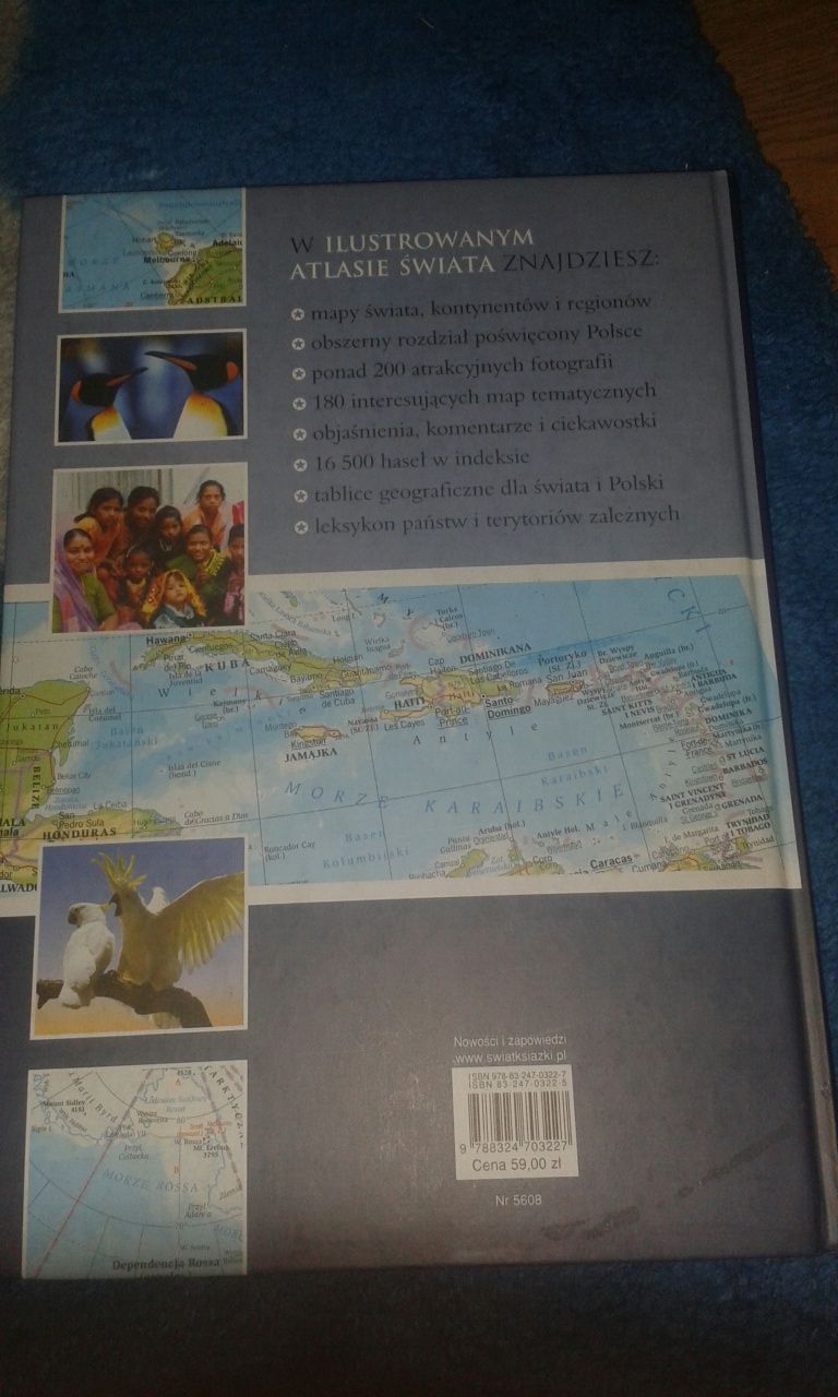 Książka ilustrowany Atlas Świata