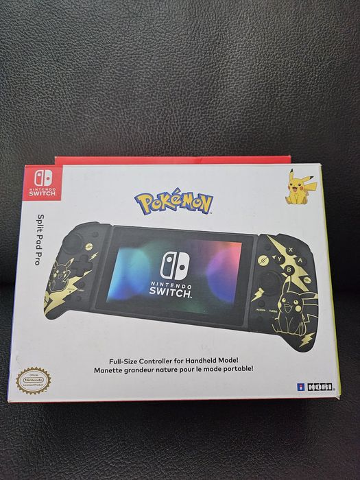 Kontroler Hori Split Pad Pro w edycji Pikachu Black & Gold Nintendo