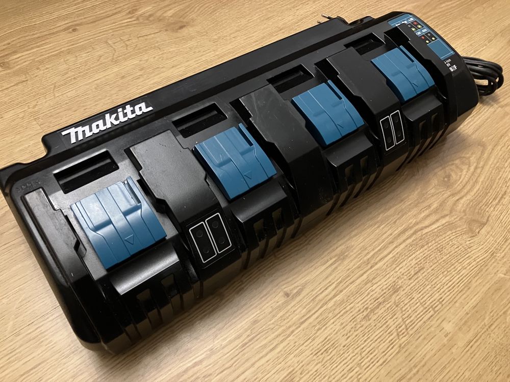 Makita DC18SF 4-portowa ładowarka do akumulatorów LXT 14,4 - 18 V