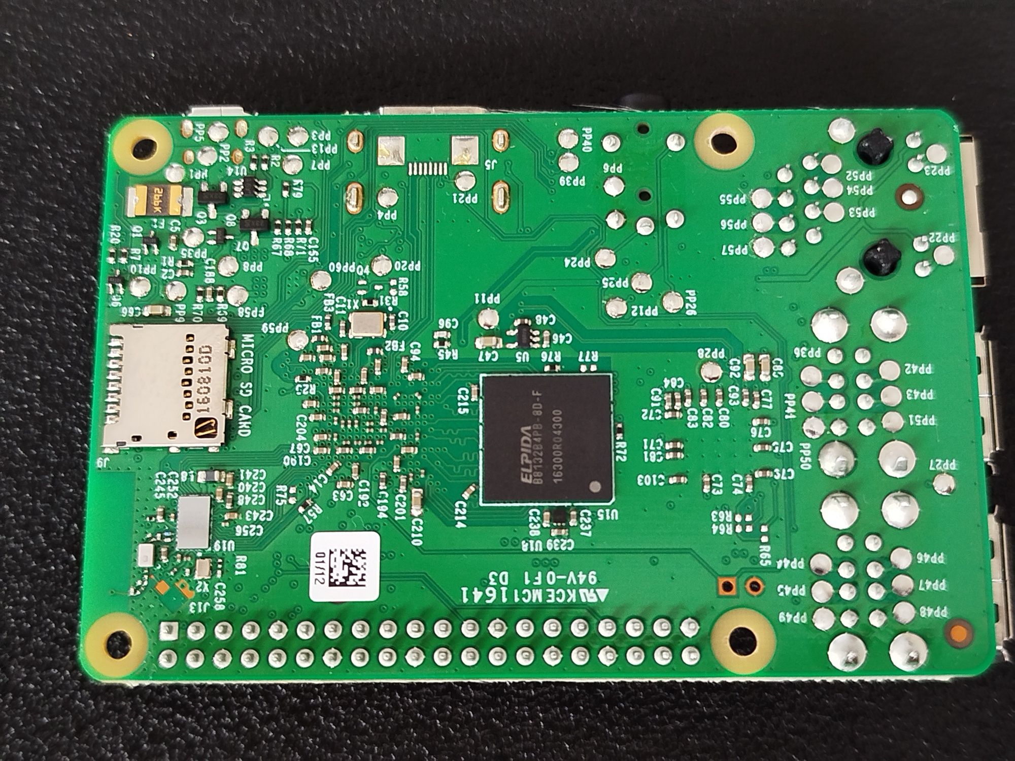 Raspberry pi 3 model B ver 1.2