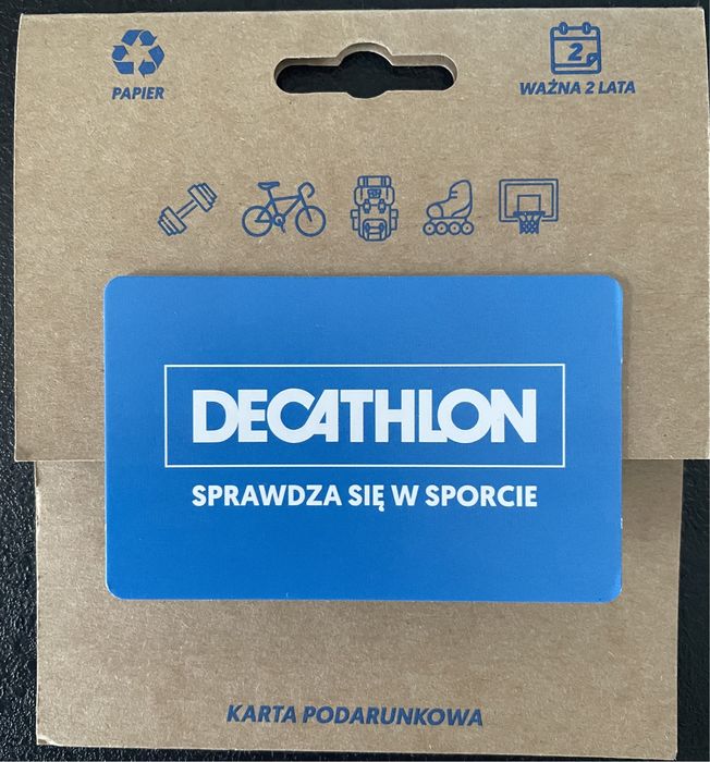 Karta podarunkowa do Decathlonu 500 zł