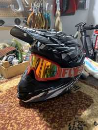 Capacete Ims M + Viseira FLY