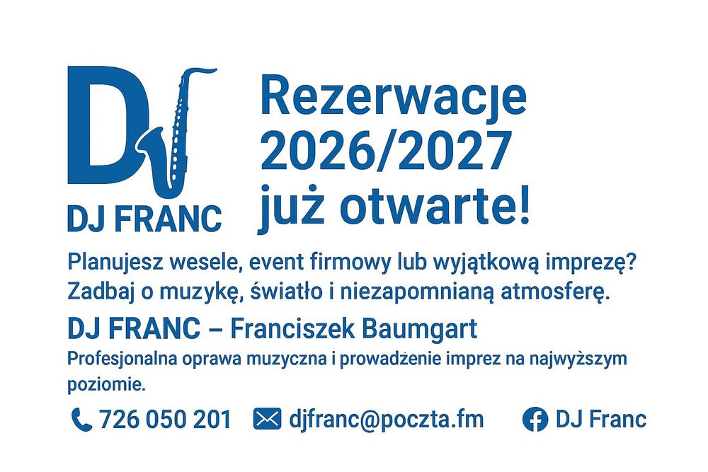 DJ , Wodzirej na wesele i imprezy  okolicznościowe. Dobre ceny.