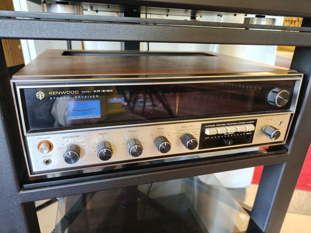 1975r. Amplituner 4 kanałowy Kenwood KR-8040