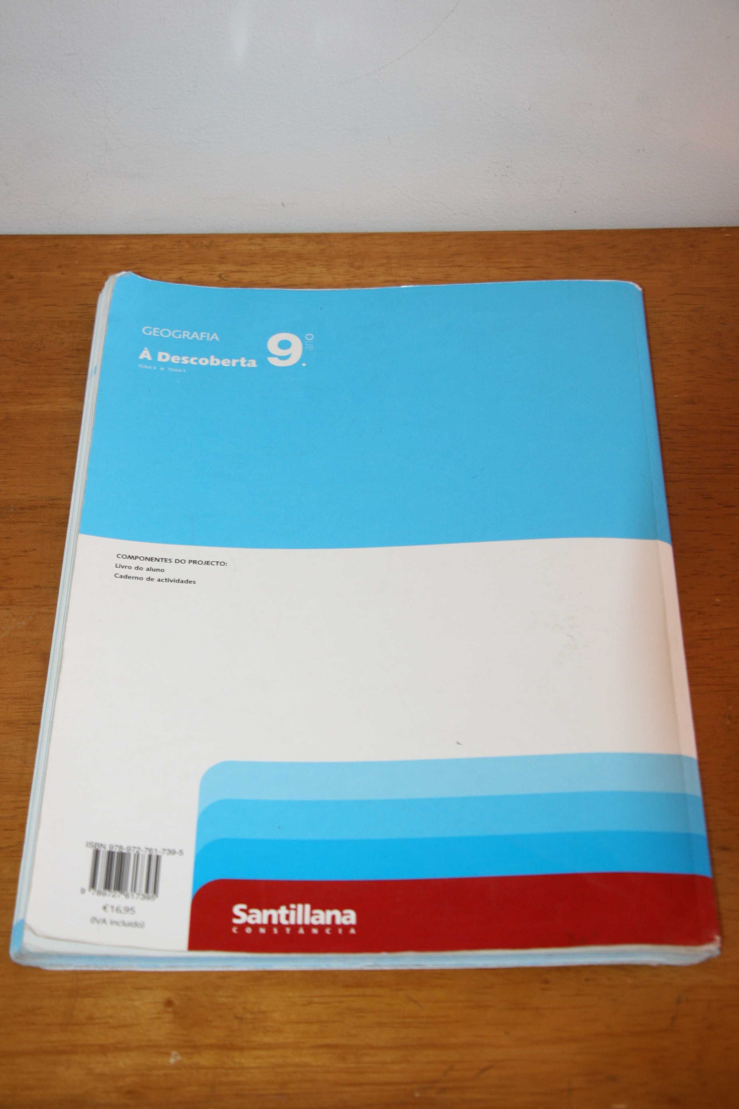 Manual + Caderno de Ativ. "À Descoberta" - Geografia 9º ano