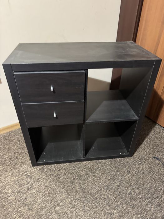 Regal kallax ikea okazja z szufladami