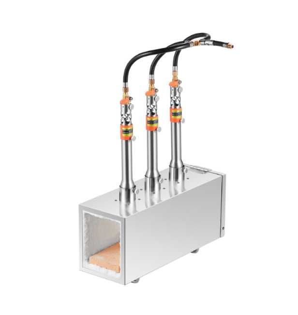 Przenośna Kuźnia na Propan Zestaw z 3 Palnikami Regulacja Temperatury