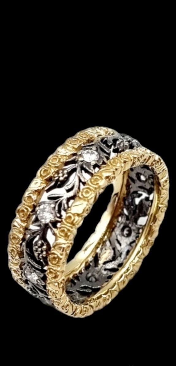 Золотое кольцо 17.5,сапфир,бирюза, изумруд,585,583 проба